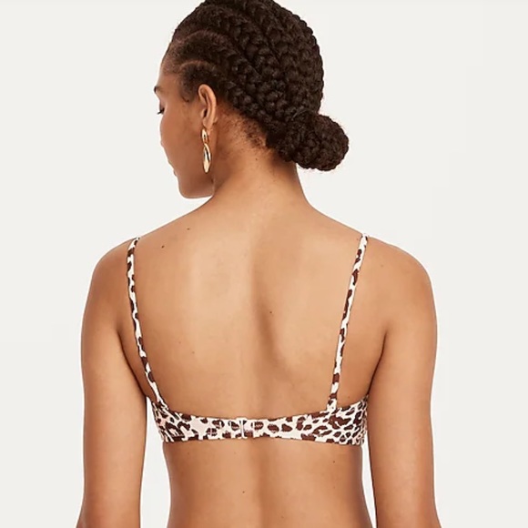 NWT J. Crew Knot Bandeau Bikini Top - Picture 2 of 7